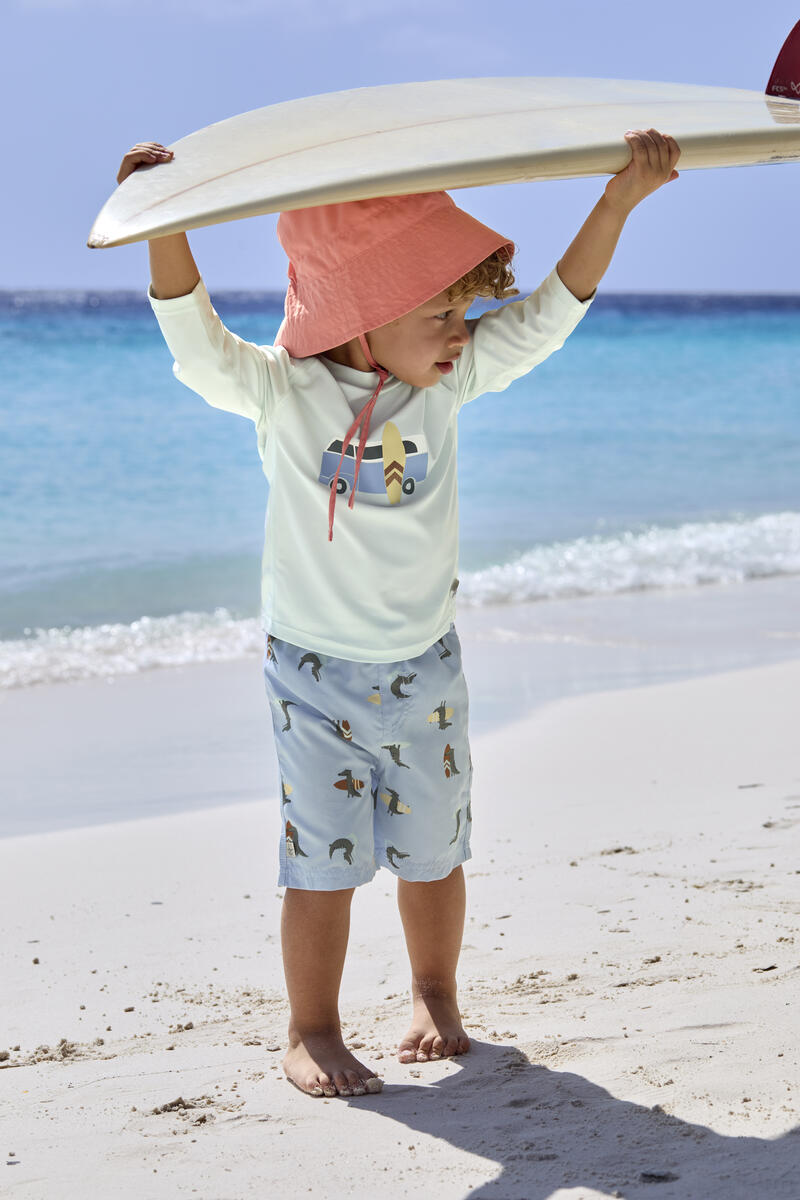 Short de bain Crocodile bleu ciel LASSIG lifestyle2