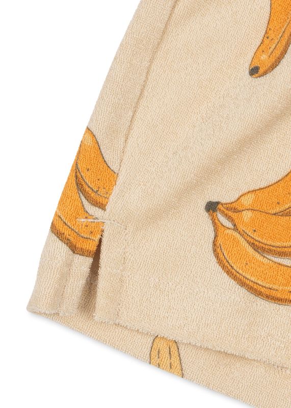 Short Itty en coton éponge bio Banane 2 ans Konges Slojd zoom bas du short