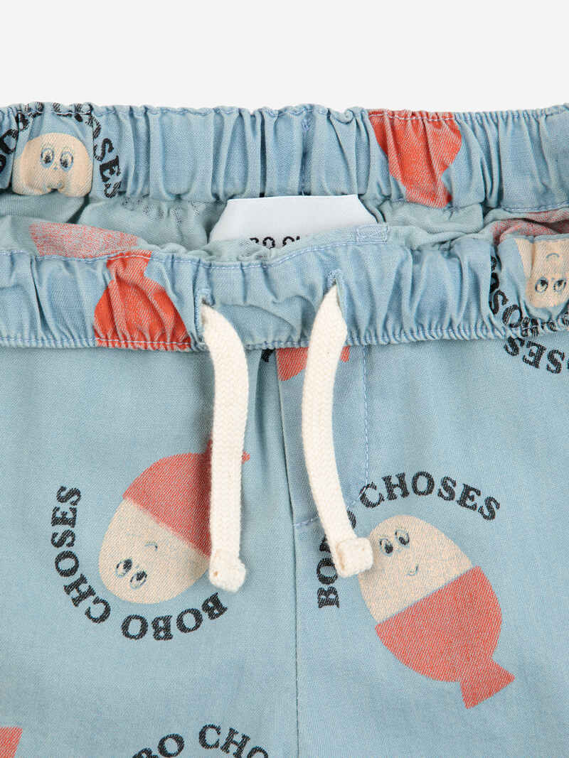 Shorts en denim Morning Egg Bobo Choses fermeture