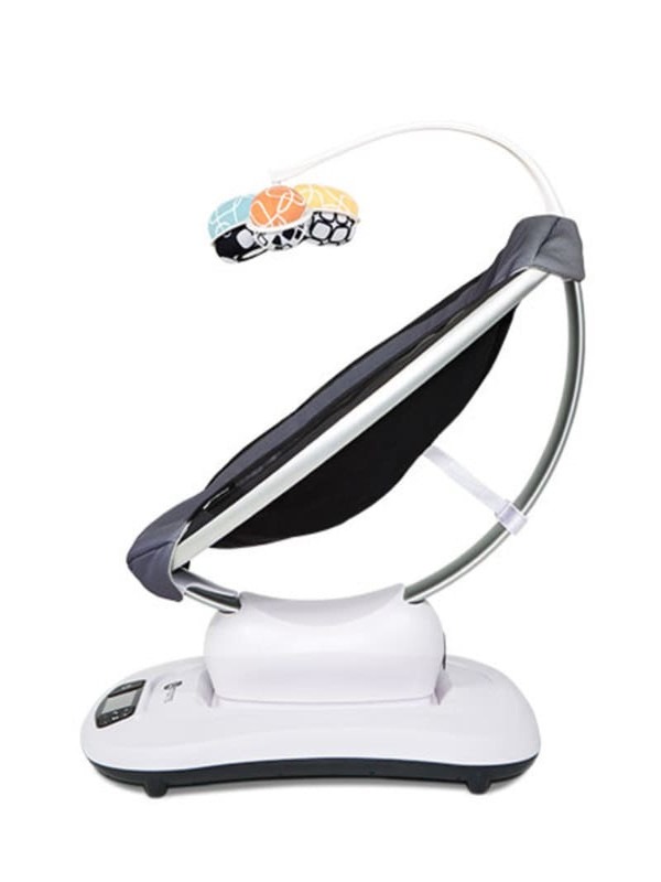 Balancelle MamaRoo 4.0 Cool Mesh Gris sur le côté 4Moms