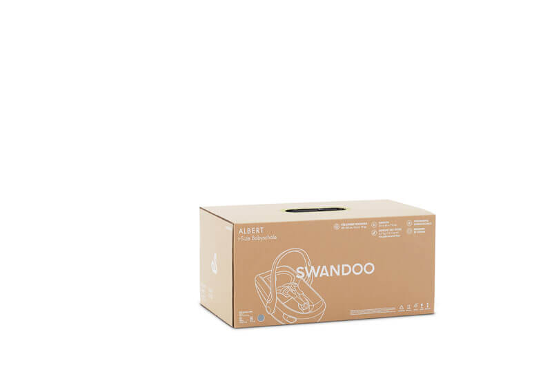 Siège-auto Albert i-Size groupe 0+ Swandoo packaging