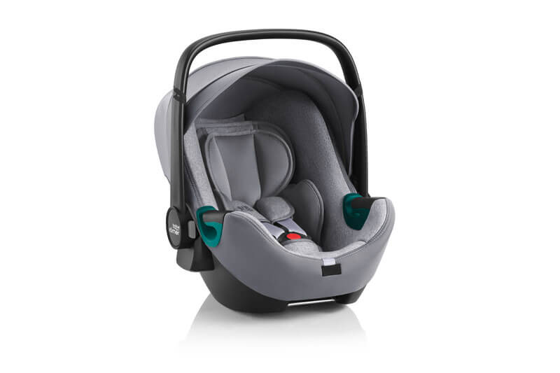 Siège-auto Baby-Safe 3 i-Size groupe 0+ Grey Marble Britax Romer angle