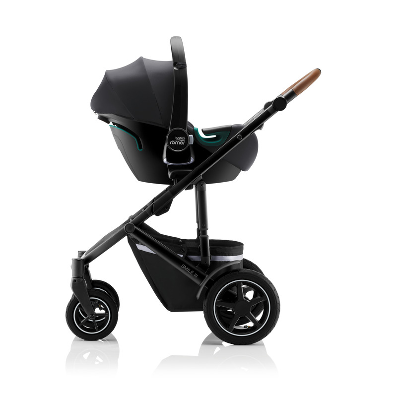 Siège-auto Baby-Safe iSense groupe 0+ avec base isofix Flex iSense Britax Romer Poussette