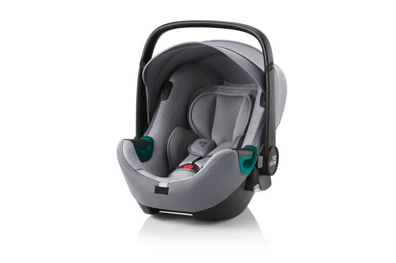 Siège-auto Baby-Safe iSense groupe 0+ Grey Marble Britax Romer angle