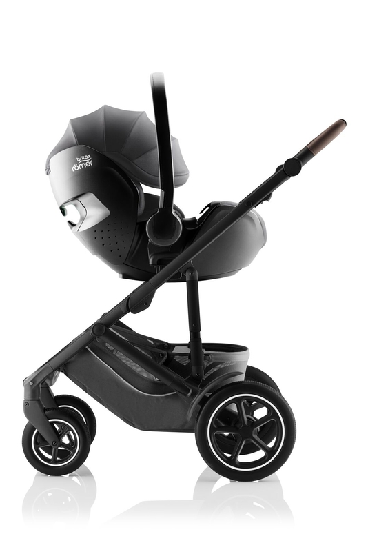 Siège-auto Baby-Safe Pro i-Size groupe 0+ Classic Britax Romer coque sur poussette