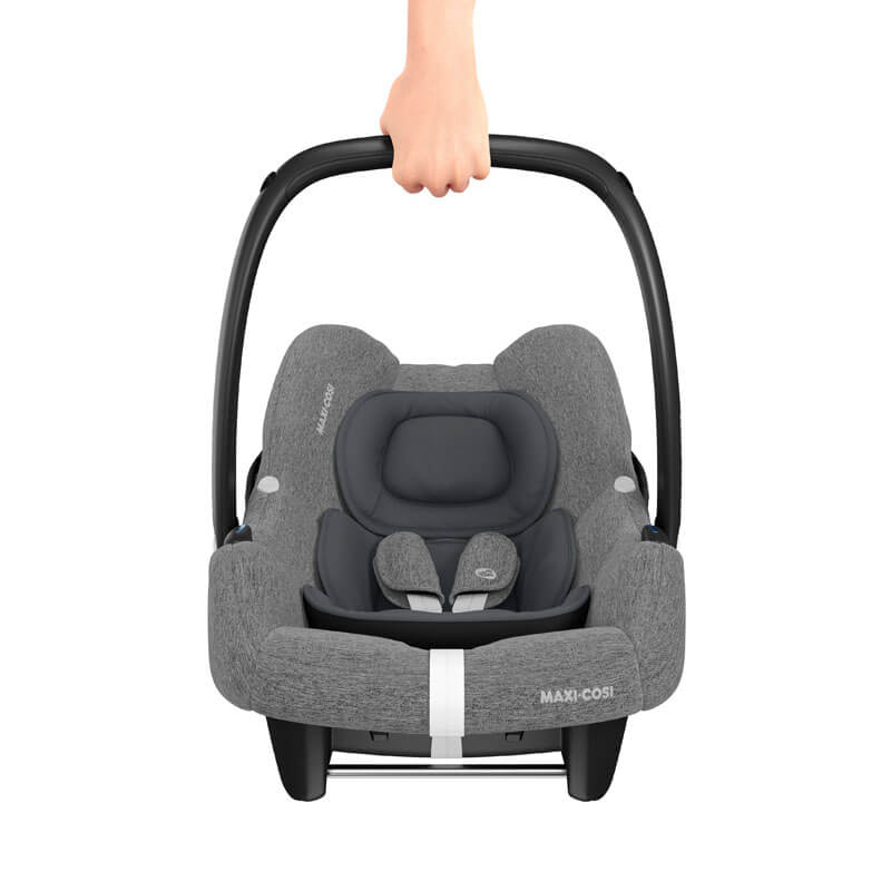 Siège-auto Cabriofix i-size avec sa base isofix Maxi Cosi face