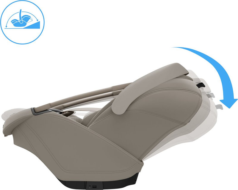 Siège-auto Coral Slide Pro Groupe 0+ Sapphire Sand MAXI COSI position allongée