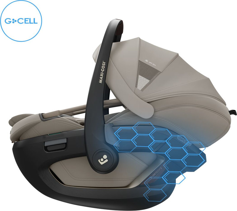 Siège-auto Coral Slide Pro Groupe 0+ Sapphire Sand MAXI COSI coque anti chocs