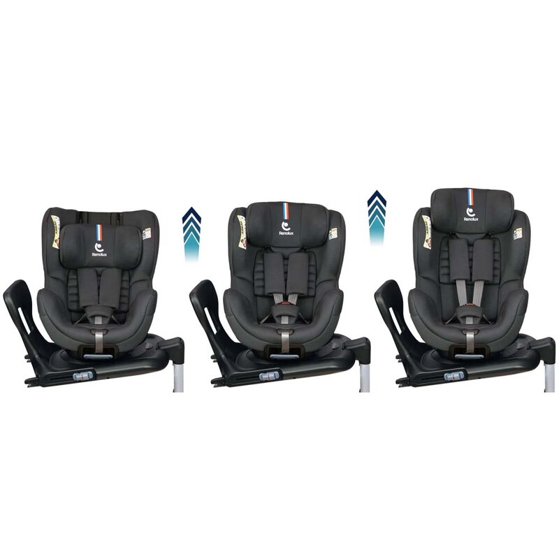 Siège-auto Gaïa Access i-size groupe 0+/1 Quartz Renolux tétière