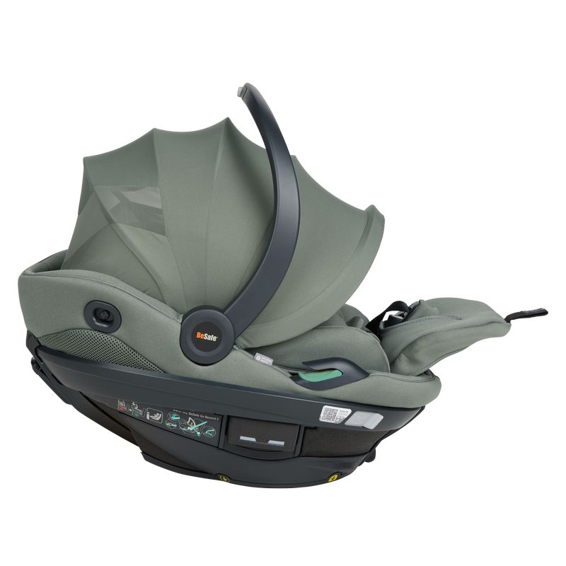 Siège-auto Go Beyond 2 i-Size groupe 0+ Meadow Green Soft Breeze BeSafe canopy
