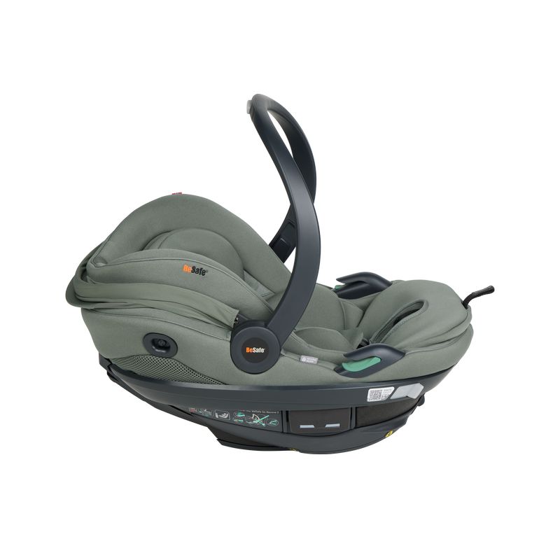 Siège-auto Go Beyond 2 i-Size groupe 0+ Meadow Green Soft Breeze BeSafe vue de côté