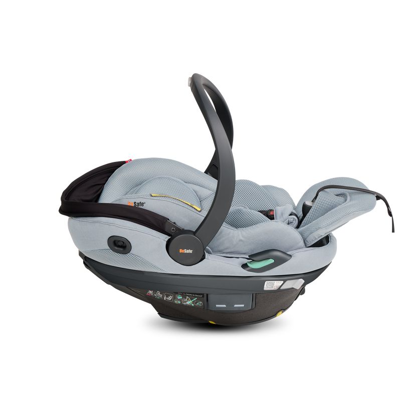 Siège-auto Go Beyond 2 i-Size groupe 0+ Peak Mesh BeSafe vue de côté allongé