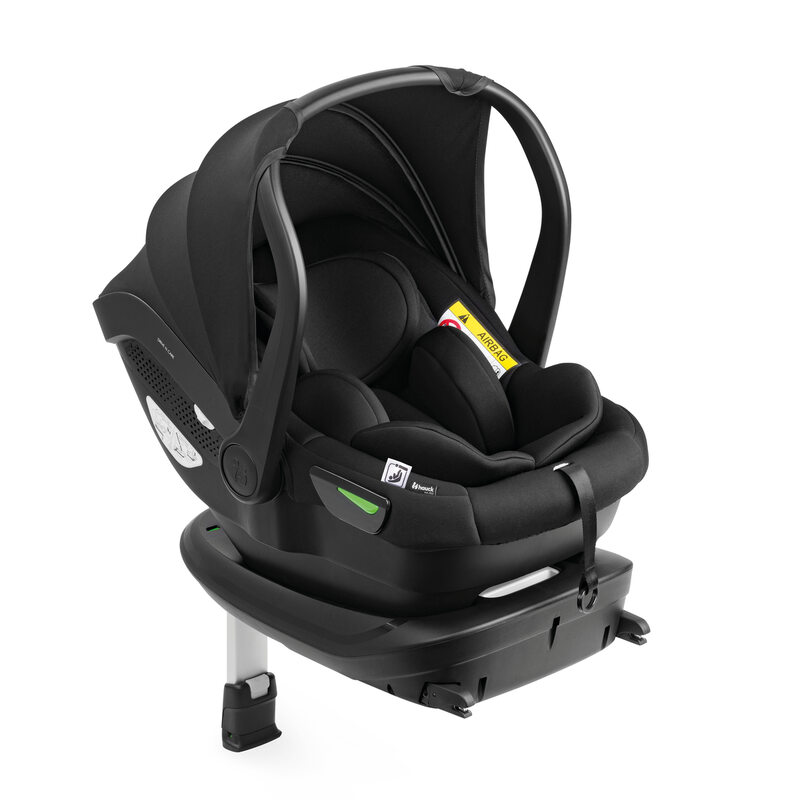 Siège-auto groupe 0+ Drive N Care avec base i-Size noir Hauck produit face