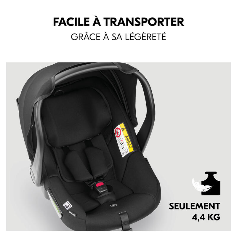 Siège-auto groupe 0+ Drive N Care noir Hauck transport