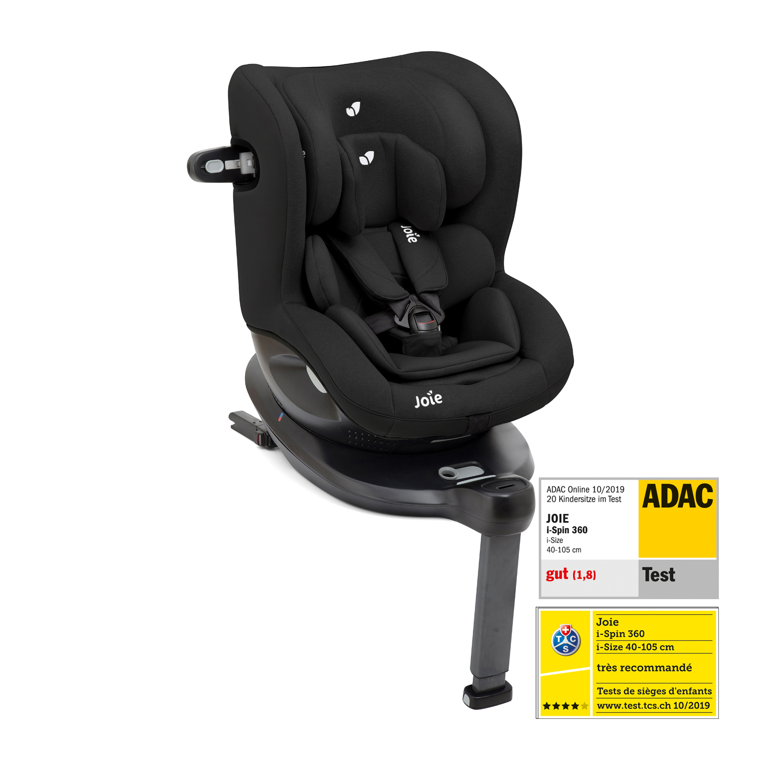 Siège-auto i-Spin 360 i-Size groupe 0/1 Coal Joie produit