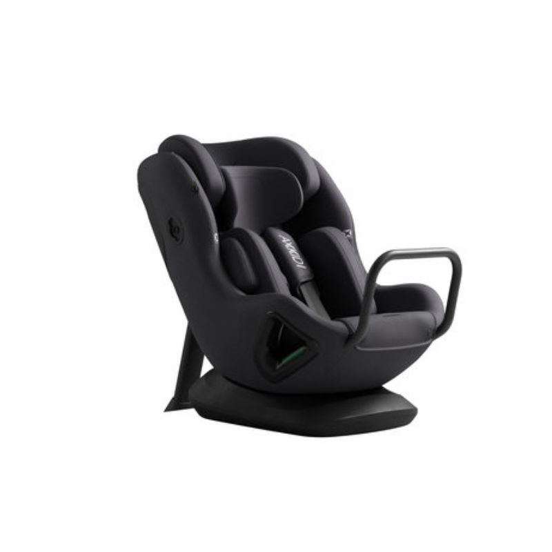 Siège-auto Minikid Core groupe 0/1/2 Coastal Storm Black Axkid profil gauche tétière basse