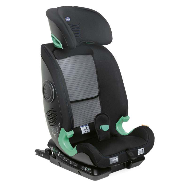 Siège-auto MySeat i-Size Air groupe 1/2/3 Black Air Chicco angle 2