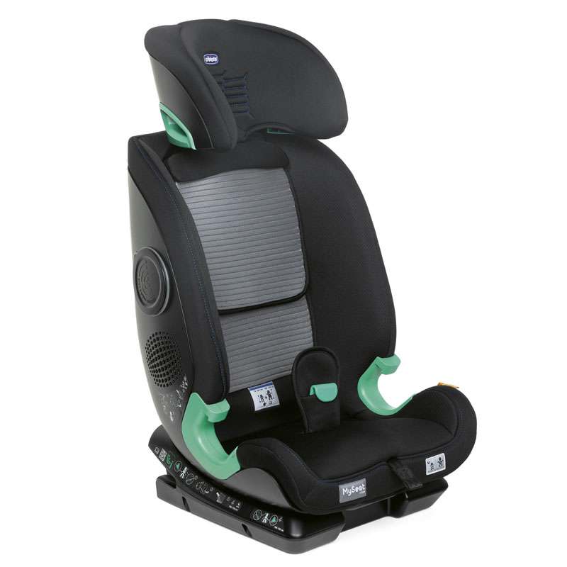 Siège-auto MySeat i-Size Air groupe 1/2/3 Black Air Chicco angle