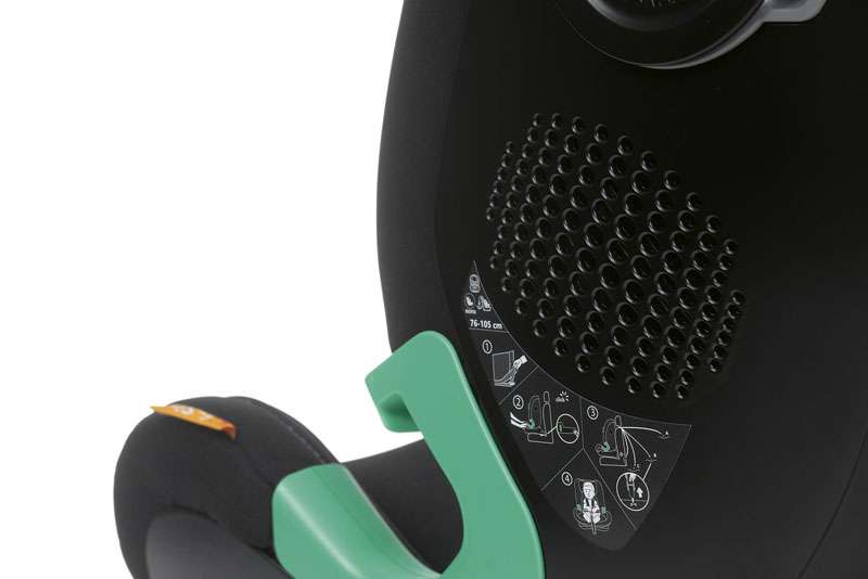 Siège-auto MySeat i-Size Air groupe 1/2/3 Black Air Chicco respirant