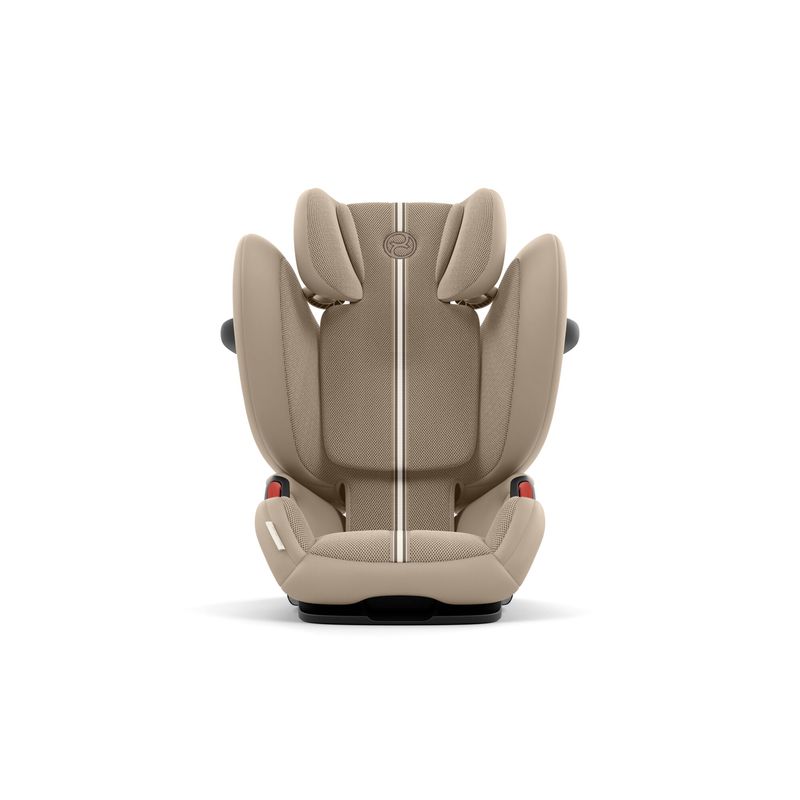 Siège-auto Pallas G2 i-Size Groupe 1/2/3 Plus Almond Beige Cybex face en réhausseur