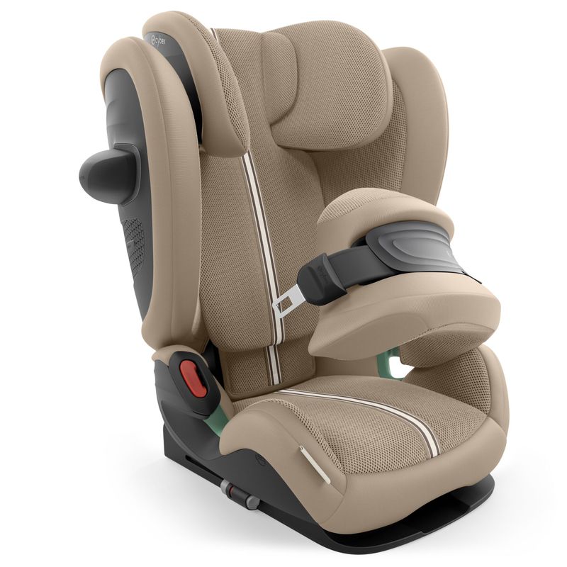 Siège-auto Pallas G2 i-Size Groupe 1/2/3 Plus Almond Beige Cybex insertion bouclier