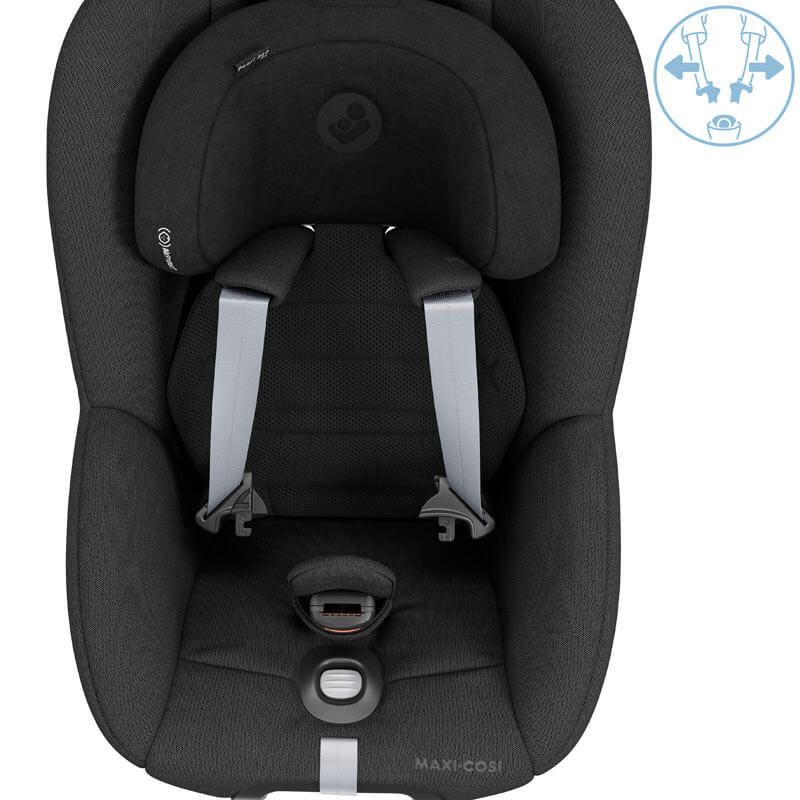 Siège-auto Pearl 360 Pro groupe 0+/1 Authentic Black Maxi Cosi harnais