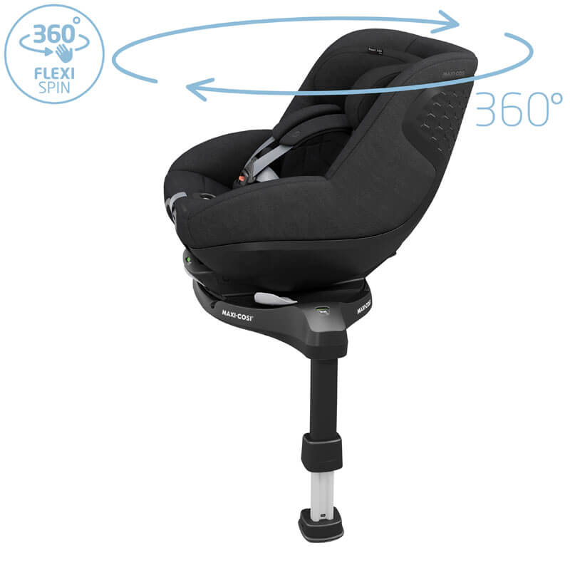 Siège-auto Pearl 360 Pro groupe 0+/1 Authentic Black Maxi Cosi pivotant