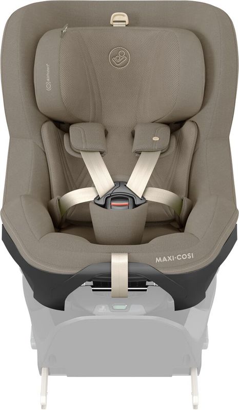 Siège-auto Pearl Slide Pro Groupe 0+/1 Authentic Truffle  Maxi Cosi de face