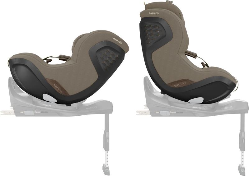 Siège-auto Pearl Slide Pro Groupe 0+/1 Authentic Truffle  Maxi Cosi face et dos route