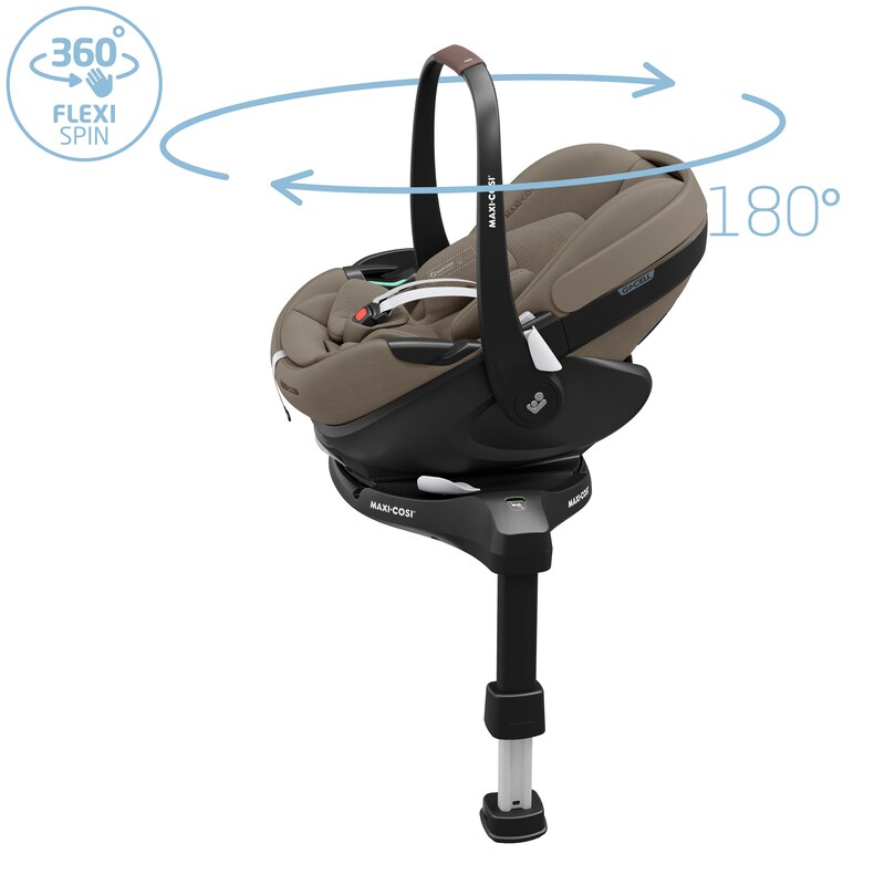 Pack duo Poussette Fame + siège-auto Pebble 360 pro 2 Twillic rotation