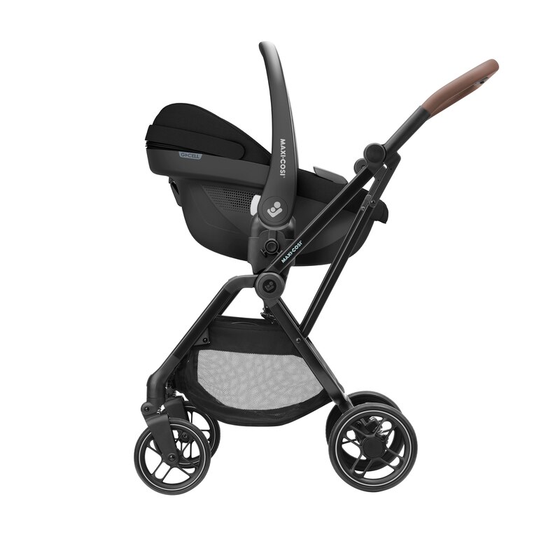 Pack duo poussette Leona 2 + siège-auto Pebble S Maxi Cosi cosy sur poussette