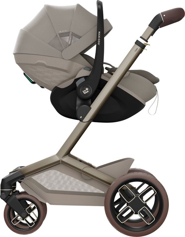 Siège-auto Pebble Slide Pro Groupe 0+  Sapphire Sand Maxi Cosi poussette