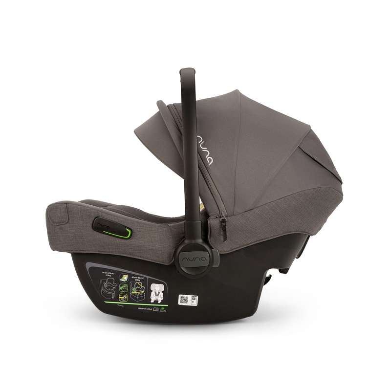 Pack Poussette TRVL lx + Nacelle + Siège-auto Pipa Next Nuna siège-auto vue de côté