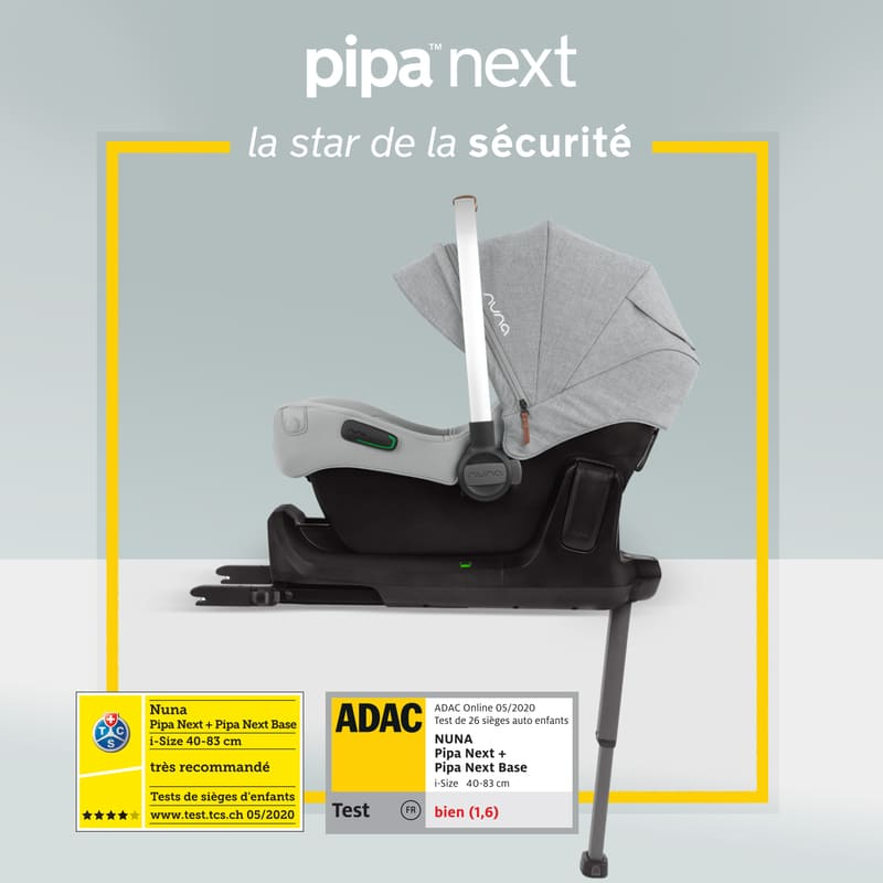 Siège-auto Pipa Next i-Size groupe 0+ Nuna Adac