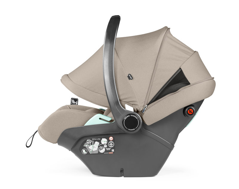 Siège-auto Primo Viaggio Lounge Groupe 0+ Desert Peg Perego côté capote