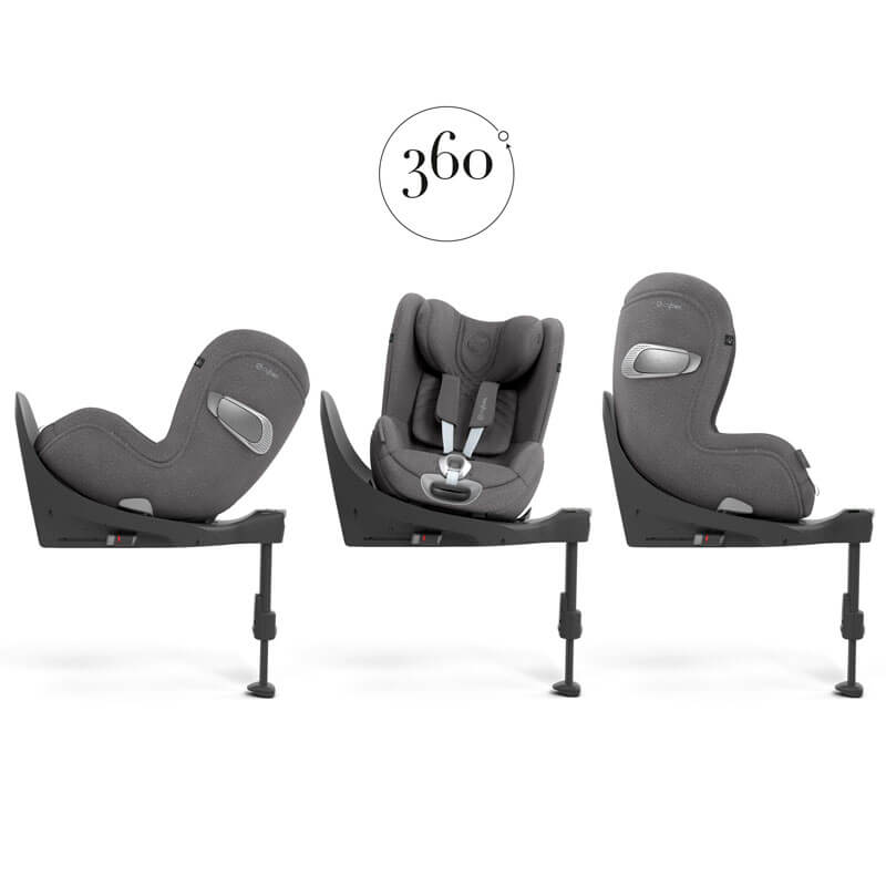Siège-auto Sirona T i-Size groupe 0/1 Plus Mirage Grey Cybex rotation