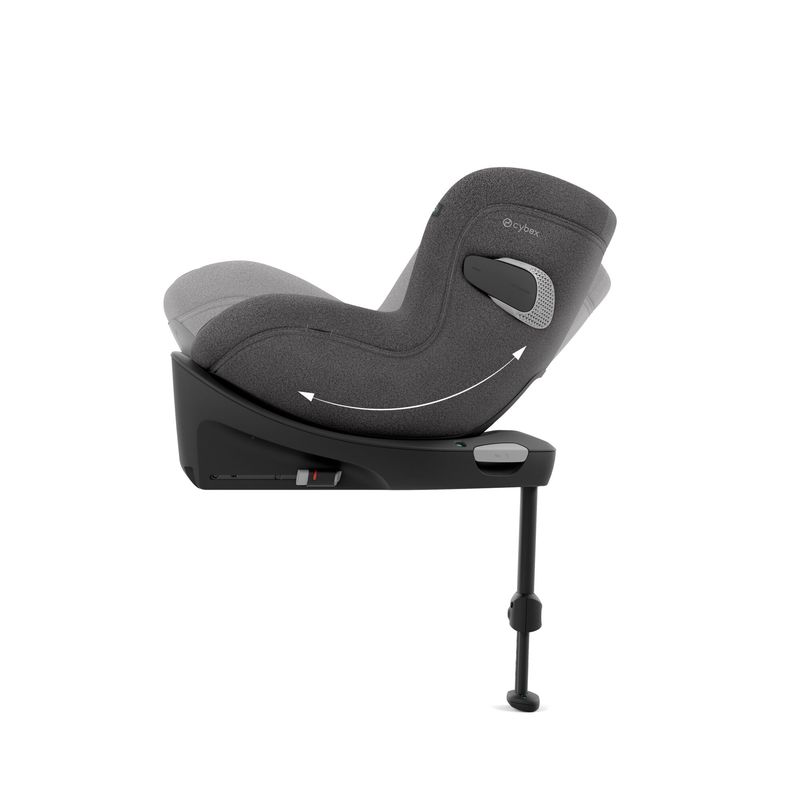 Siège-auto Sirona Ti Plus Mirage Grey Cybex incliné dos route