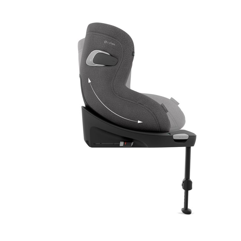 Siège-auto Sirona Ti Plus Mirage Grey Cybex incliné face route