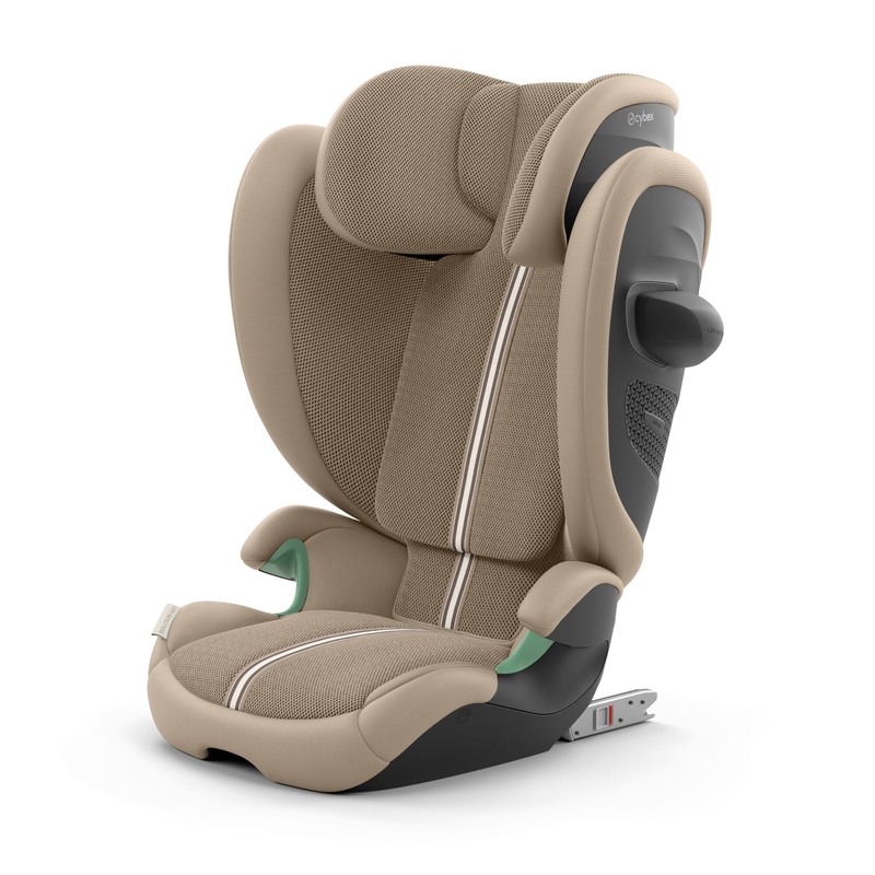 Siège-auto Solution G2 i-Fix Groupe 2/3 Plus Almond Beige Cybex face