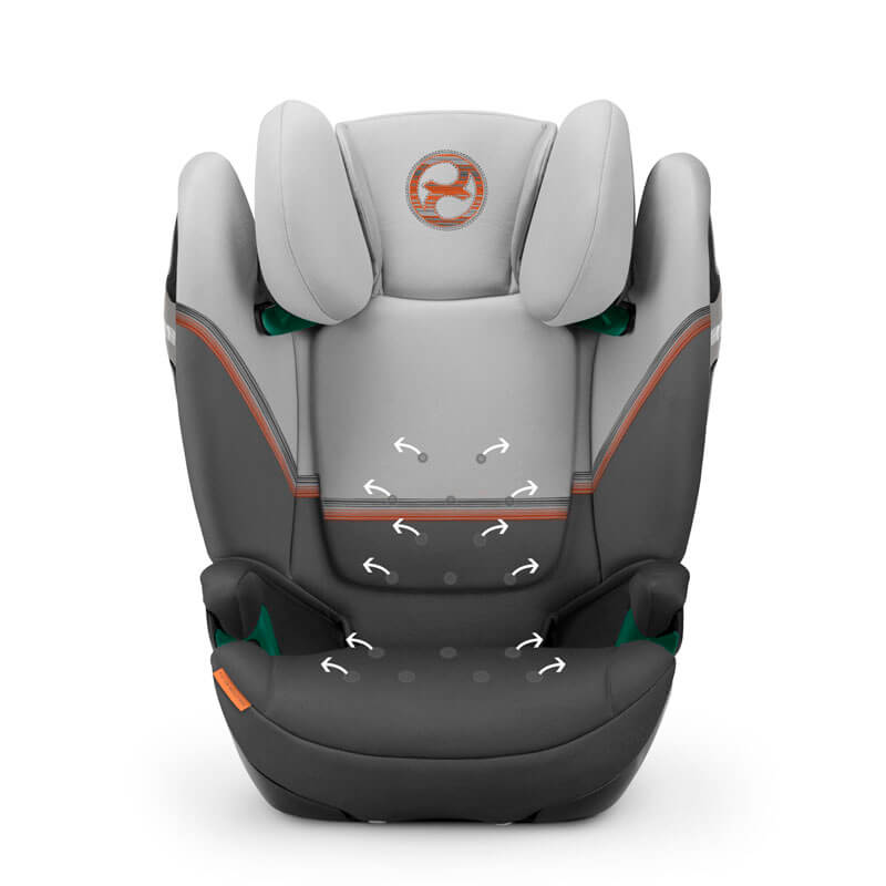 Siège-auto Solution S2 i-Fix Groupe 2/3 Lava Grey Cybex air