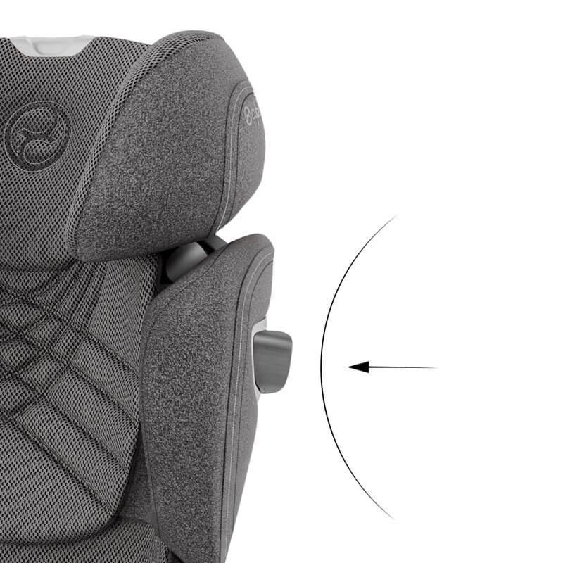 Siège-auto Solution T i-Fix groupe 2/3 Plus Mirage Grey Cybex détail