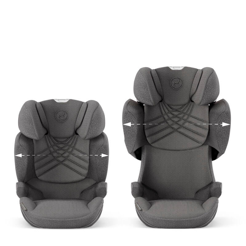 Siège-auto Solution T i-Fix groupe 2/3 Plus Mirage Grey Cybex hauteur