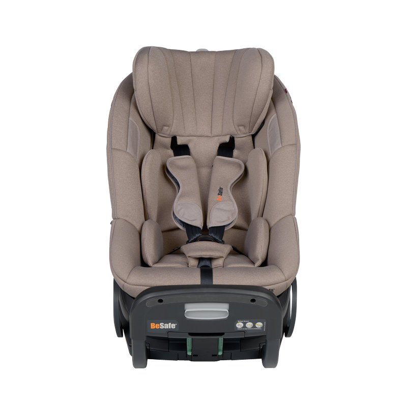 Siège-auto Stretch 2 groupe 0+/1/2 Dark Sand Soft Breeze BESAFE face