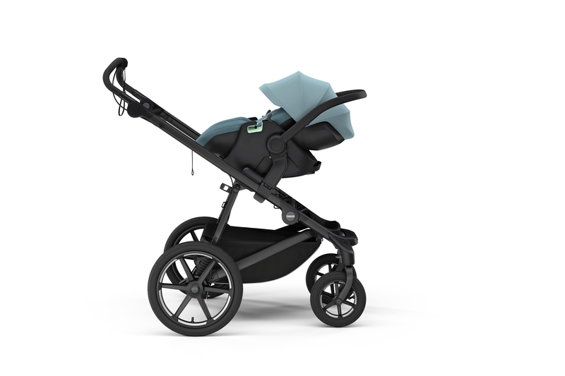 Pack Siège-auto Maple + Base isofix Alfi Thule coque allongée sur poussette