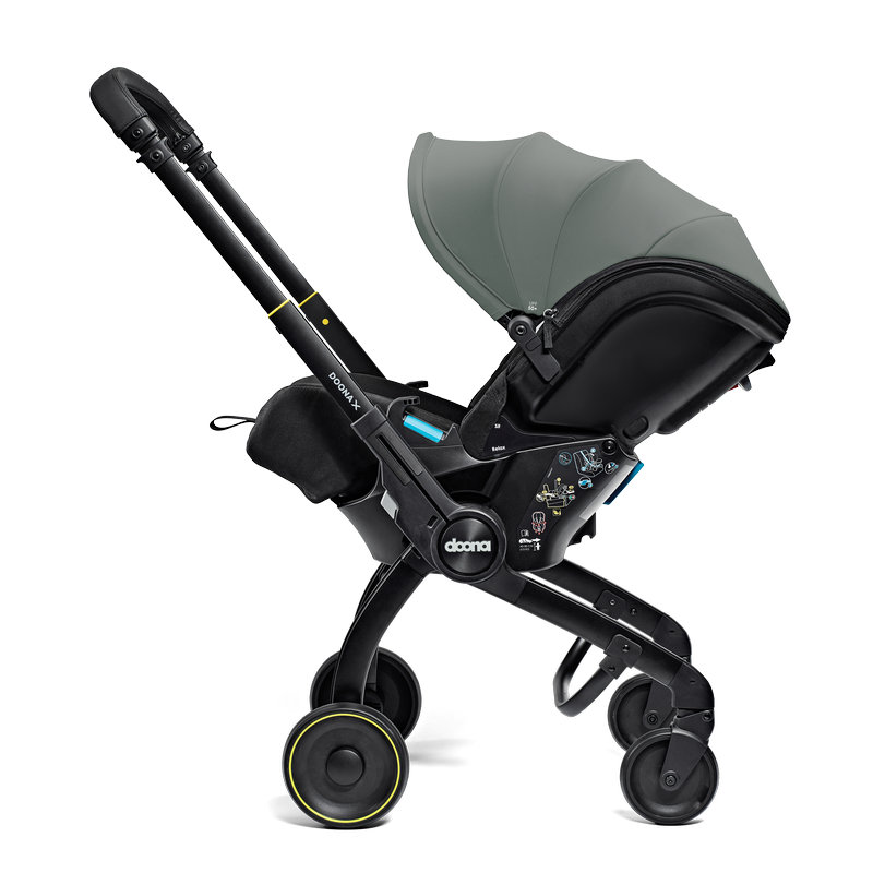 Siège coque et poussette Doona X Forest Grey Doona profil 