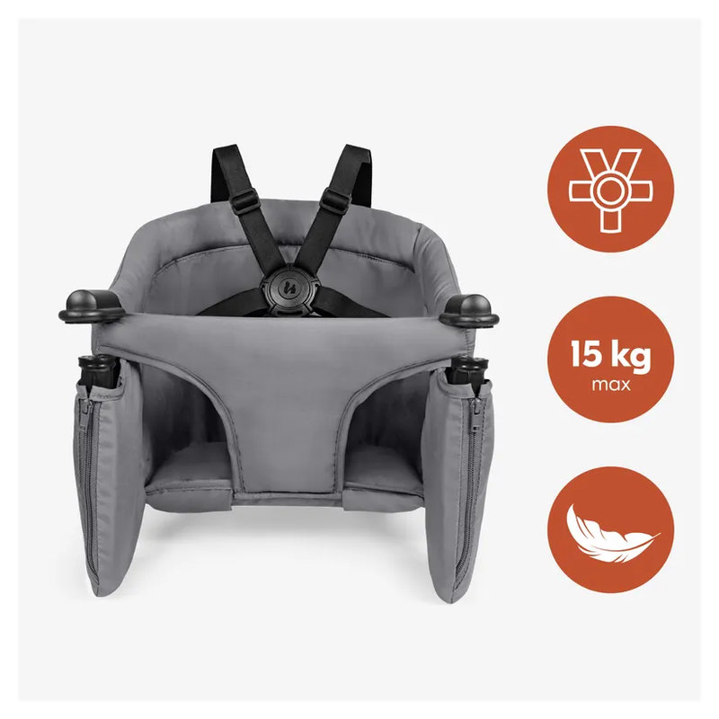 Siège de table Fix N Sit Dark Grey Hauck infos 2