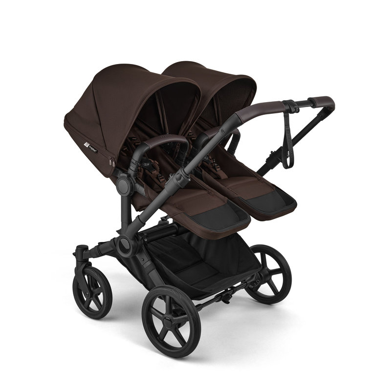 Siège fratrie pour Bugaboo Donkey 6 Cocoa Brown Bugaboo deux sièges face parent
