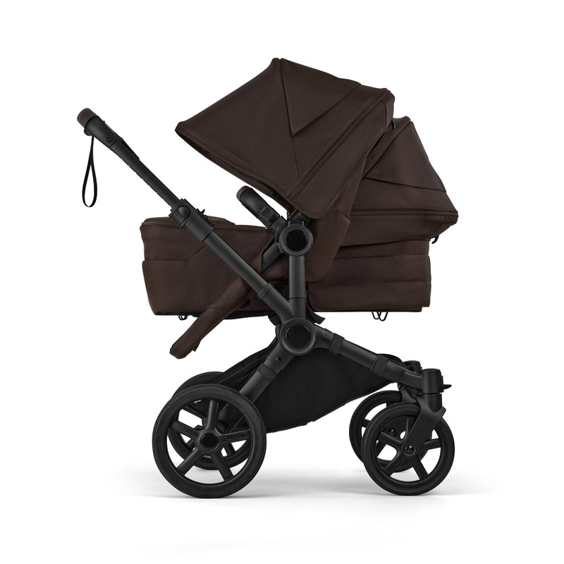 Siège fratrie pour Bugaboo Donkey 6 Cocoa Brown Bugaboo siège nacelle basse côté