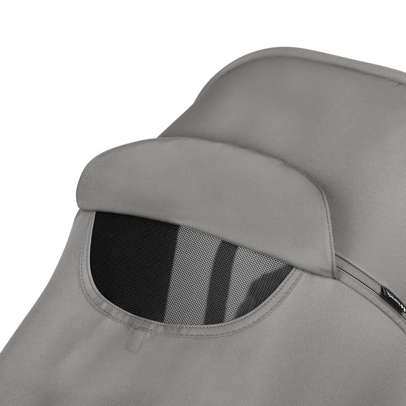 Siège Grow N Care Dark Grey Hauck fenêtre d'aération du canopy
