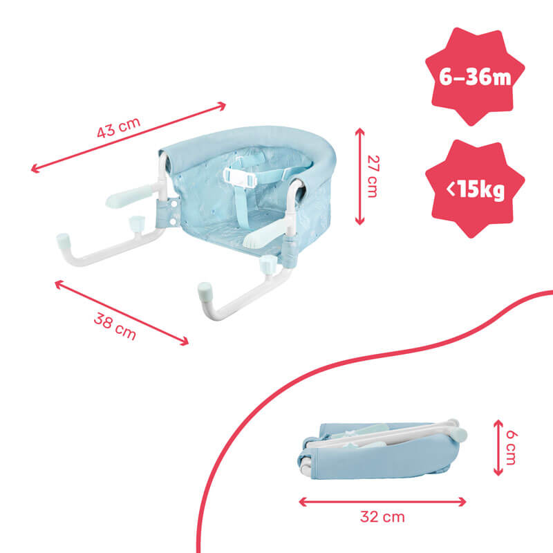 Siège de table Badabulle dimensions